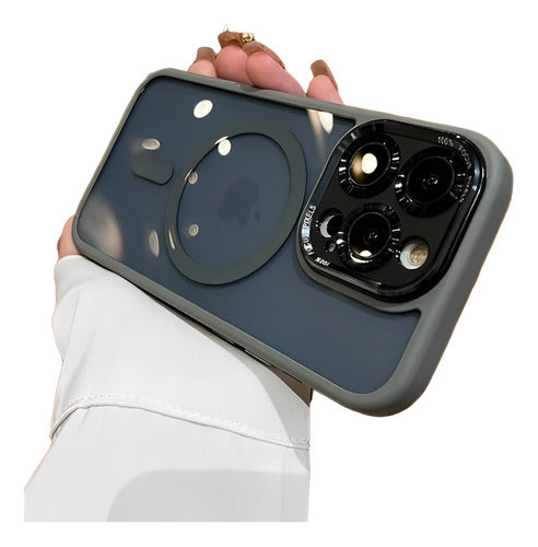 funda para Iphone TPU magsafe uso rudo protector camara 1