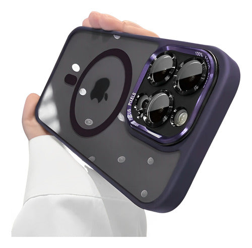 funda para Iphone TPU magsafe uso rudo protector camara 1