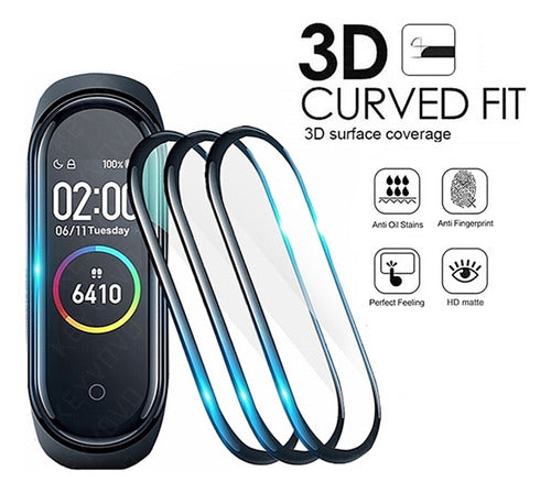 3 Piezas Mica Protectora De Pantalla Para Xiaomi Band 7/8