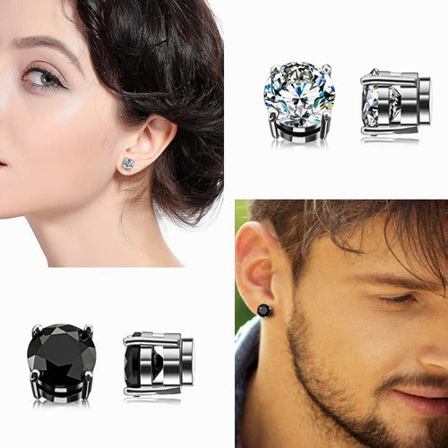 20 pzs percng falsos aretes acero noxdable para hombre 1