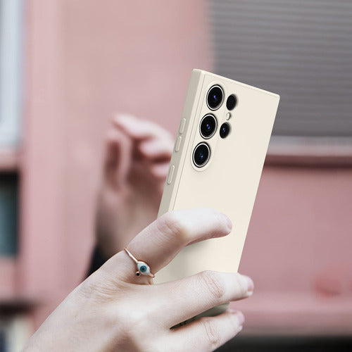 Funda Para Samsung A03S De Silicona Li­quida Microfibra
