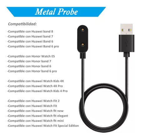 magna tico usb cargador para huawei watch fit huawei band 6 1