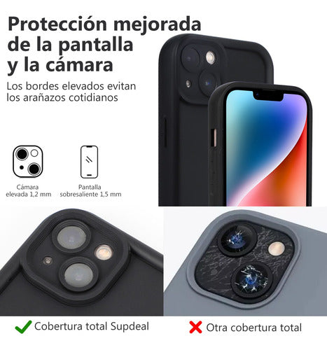 Funda Case De Silicona Colores Uso Rudo Para iPhone