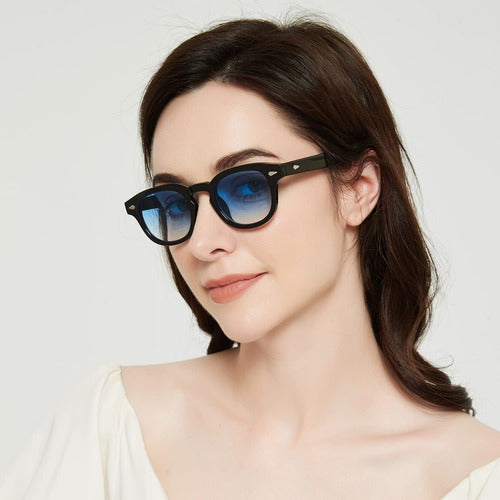 Gafas De Sol Johnny Depp Redondas Vintage ProtecciOn Uv400