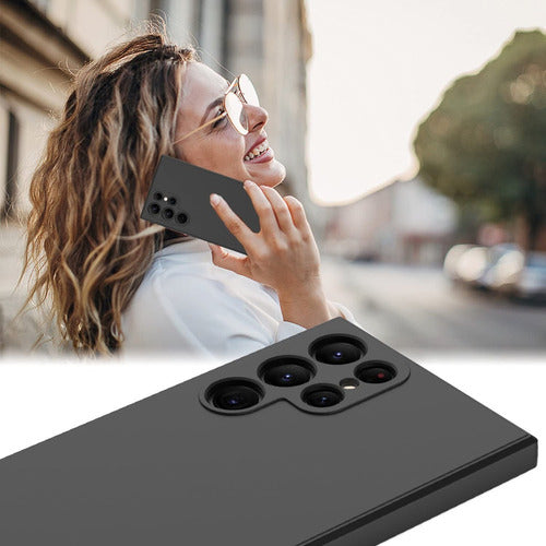 Funda Para Samsung A03S De Silicona Li­quida Microfibra