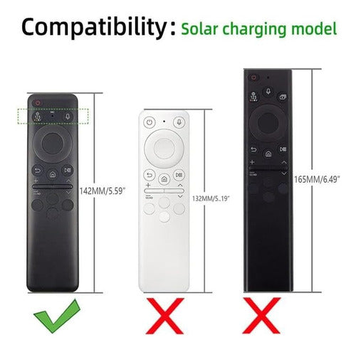 Funda Remote Control Para Samsung Tv Bn59-01432a Solar Carga 3314