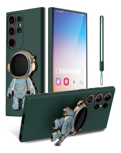 FUNDA PARA MOTOROLA SILICONA LÃƒÂ­QUIDA SOPORTE DE ASTRONAUTA