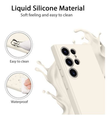 Funda Para Samsung A03S De Silicona Li­quida Microfibra
