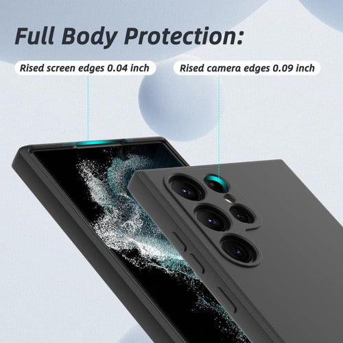 Funda Para Samsung A03S De Silicona Li­quida Microfibra