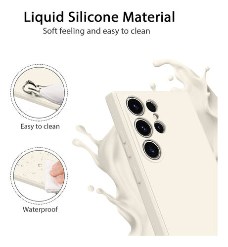 Funda Para Samsung A03S De Silicona Li­quida Microfibra