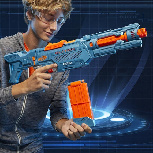 Lanzador Nerf Elite 2.0 Echo CS-10 (24 Dardos, Grado A)