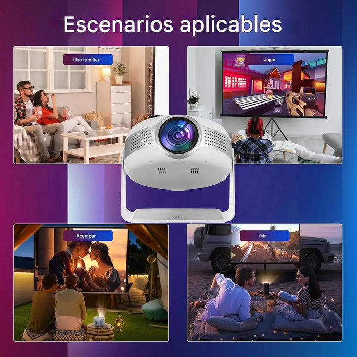 Proyector Portátil Para El Hogar T269pro Blanco GRADO A