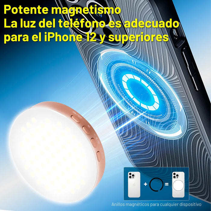 Aro De Luz Led  De Relleno Magnética Para Celular Grado B