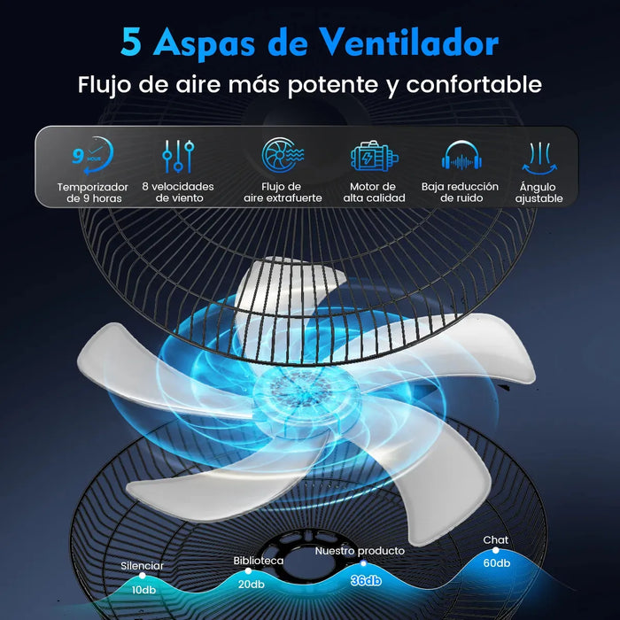 2PZS 16'' VENTILADOR DE PARED KONEIYA CON CONTROL REMOTO GRADO B