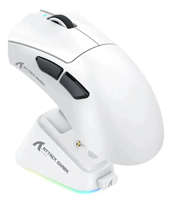 Mouse Gamer Inalámbrico, TIPO ATTACK SHARK V3PRO CON BASE CARGA 25000DPI INALÁMBRICO GRADO B