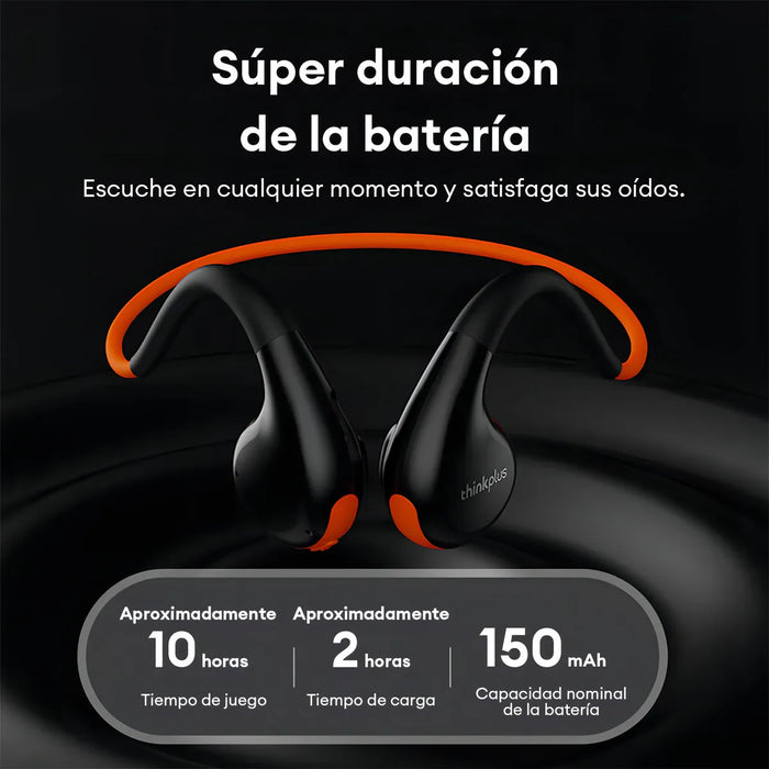 Audifonos Bluetooth X7 Conduccion Osea Lenovo Color Negro 2 grado B