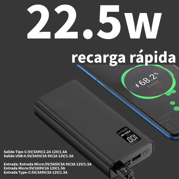 Power Bank 20000mah Bateria Portatil 22.5w Carga Rapida Grado B