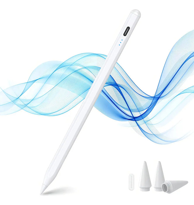 LÁPIZ ÓPTICO STYLUS PLUMA PARA IPAD, CARGA RÁPIDA MAGNÉTICO