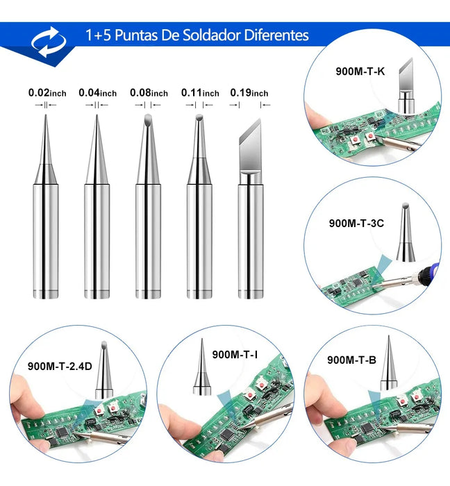 Kit Soldador Electrico De Estaño 12313 GRADO B