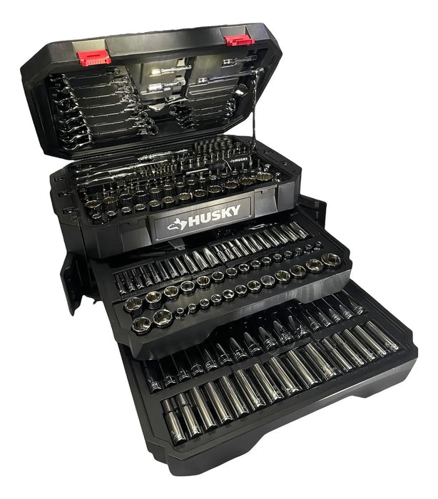 JUEGO DE HERRAMIENTAS HUSKY DE 290 PIEZAS COLOR HUSKY 290 PIEZAS GRADO B
