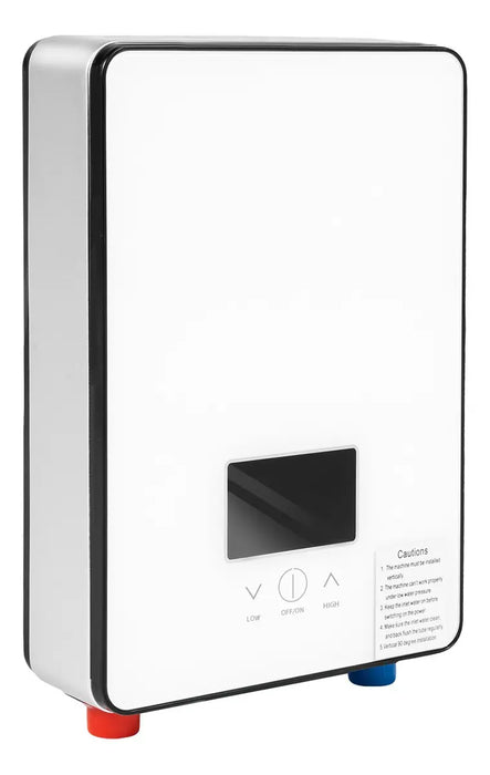 Calentador De Agua Instantáneo Compacto Eléctrico Mini tanque Color Blanco GRADO B