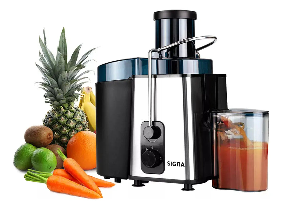 EXTRACTOR DE JUGOS ELÉCTRICO 2 VELOCIDADES JARRA 500ML 1000 1 GRADO B