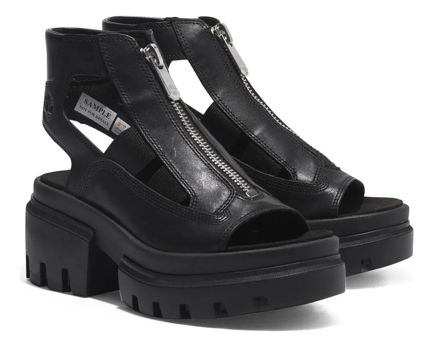 Sandalias Timberland Negro Casual Tb0a633zw02 Mujer Talla 25