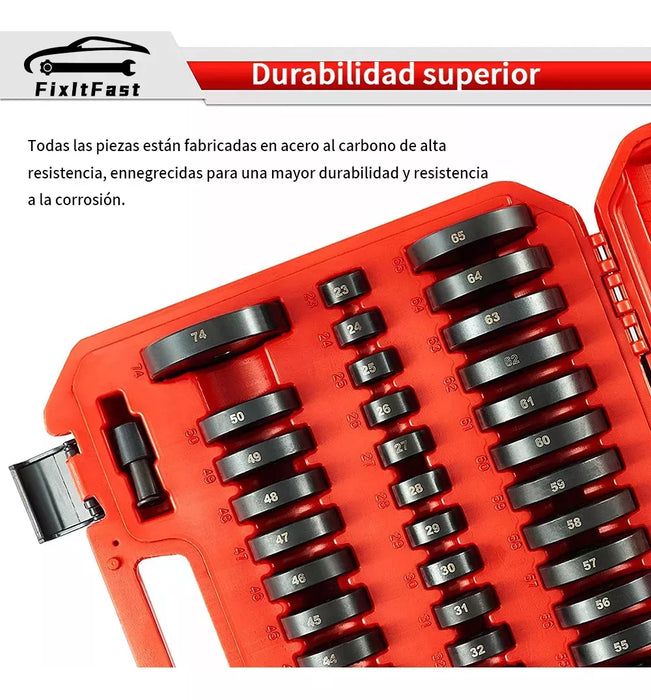 fixitfast extractor de rodamientos automotrices 52 piezas Grado B