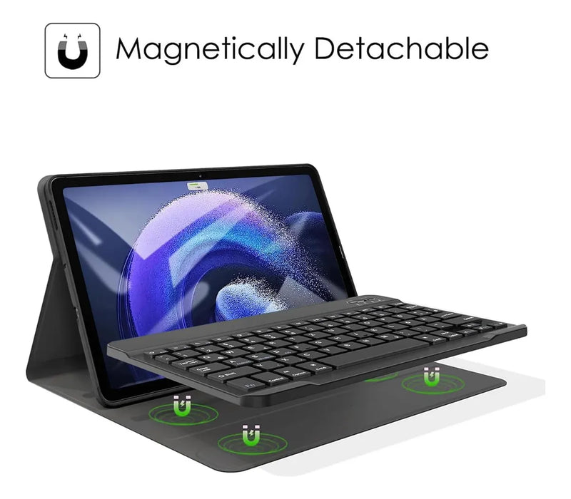 Funda Con Teclado  Mouse+ Lapiz Para Xiaomi Mi Pad 6 14019 GRADO B