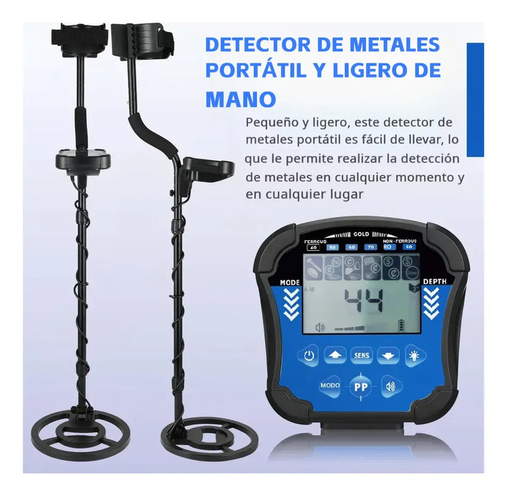 Detector De Metales Subterráneo De Alta Precisión Encuentra GRADO B