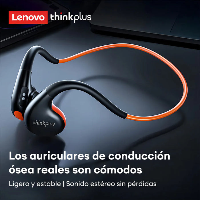 Audifonos Bluetooth X7 Conduccion Osea Lenovo Color Negro 2 grado B