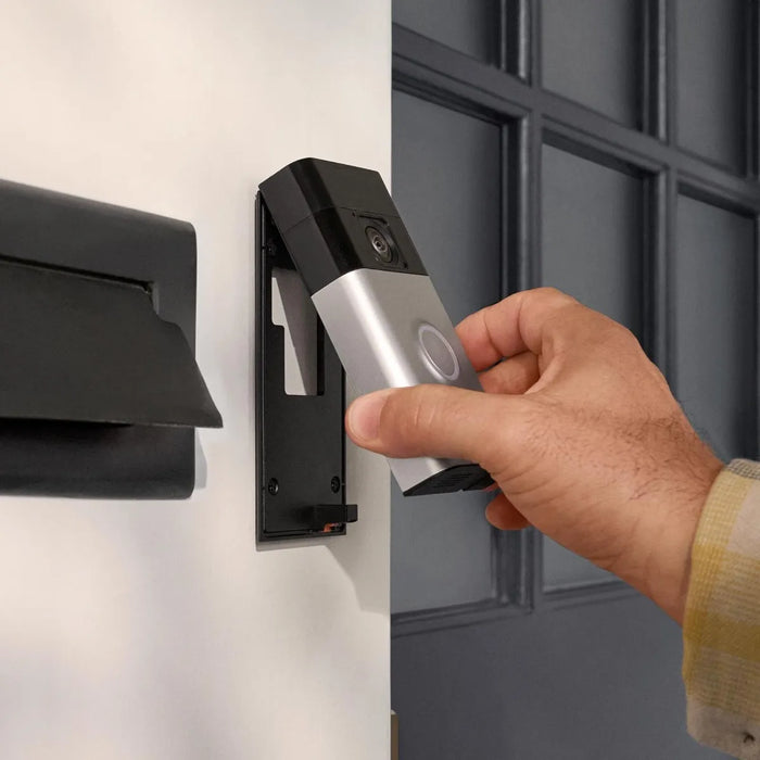 Timbre Con Cámara Inalámbrico Ring Battery Doorbell Satin Nickel