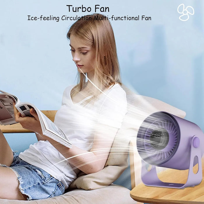 VENTILADOR RECARGABLE AIRE ACONDICIONADO PORTATIL GRADO B