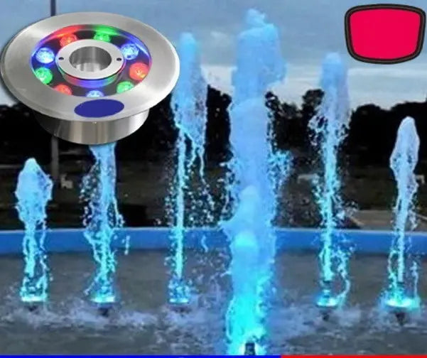 ILUMINACIÓN LED RGB PARA FUENTE C/CONTROL REMOTO Y BOQUILLA 2 GRADO B