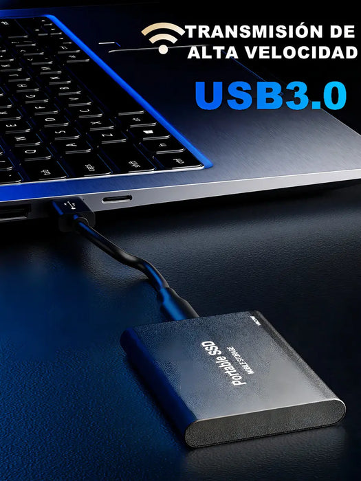 Externo Disco Duro Ssd 2tb 2000gb Sólido Mini Portátil Vrcow GRADO B