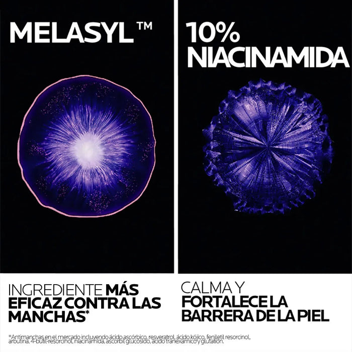 LA ROCHE-POSAY MELA B3 SÉRUM ANTIMANCHAS CORRECTOR INTENSIVO CON NIACINAMIDA 10% Y MELASYL PARA PIEL CON MANCHAS OSCURAS Y TONO DESIGUAL, 30 ML DÍA/NOCHE   |  GRADO A
