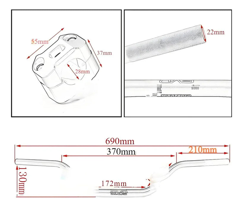 Manillar Completo Protaper Grado B