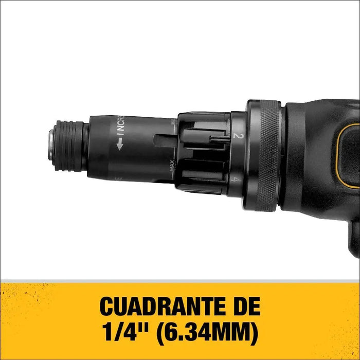 Destornillador Panel Yeso Versaclutch 20v Max Dewalt Dcf622b Color Amarillo (SIN BATERIA)  GRADO A