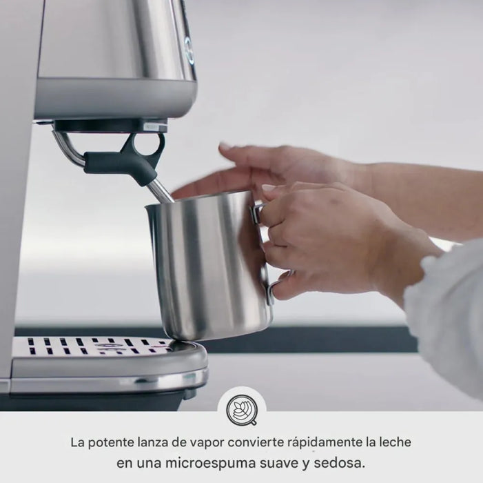 BREVILLE BAMBINO ESPRESSO MAQUINA, ACERO INOXIDABLE, SES450B GRADO B