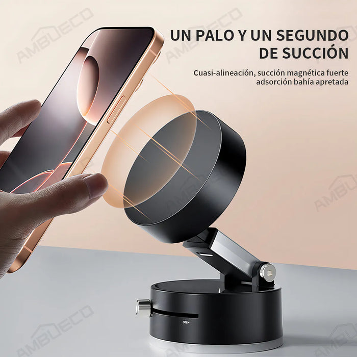 SOPORTE MAGNETICO DE VENTOSA PARA TELEFONO 360