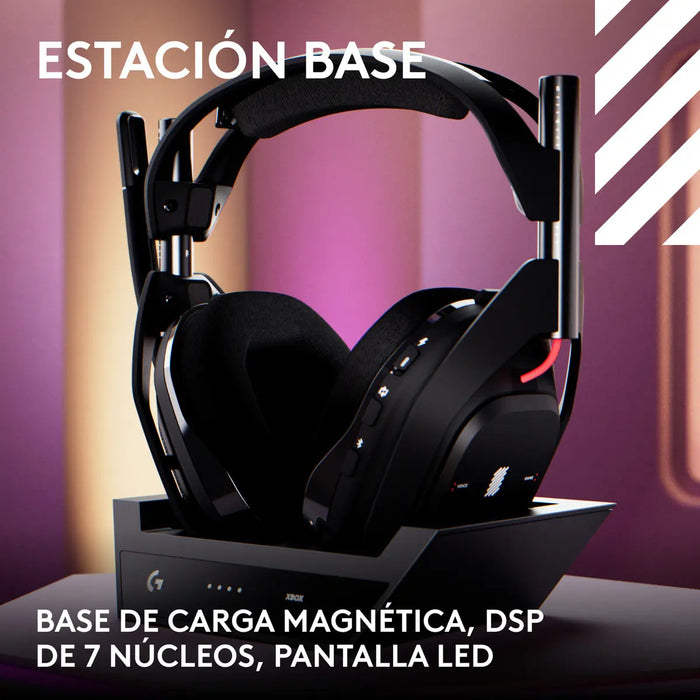 Auriculares Y Estacion Base Astro A50 5ta Gen Logitech G Negro GRADO B