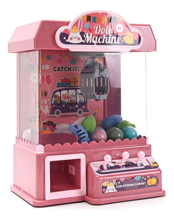 Máquina De Garras De Niños Peluches Juguete Máquina De Garra Color Azul y Rosa GRADO A
