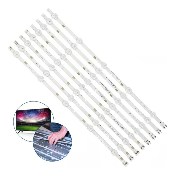 TIRA DE LED SAMSUNG UN49J5290/ UN49J5290AF NUEVAS, ALUMBRE GRADO B