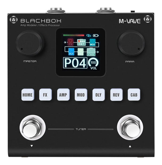 M-VAVE ANNBLACKBOX GUITARRA EFECTO PROCESADOR MULTIFUNCIONAL GRADO A