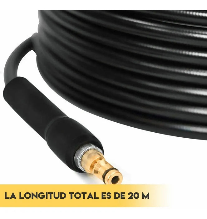 MANGUERA DE ALTA PRESION 15M PARA HIDROLAVADORA KARCHER GRADO B