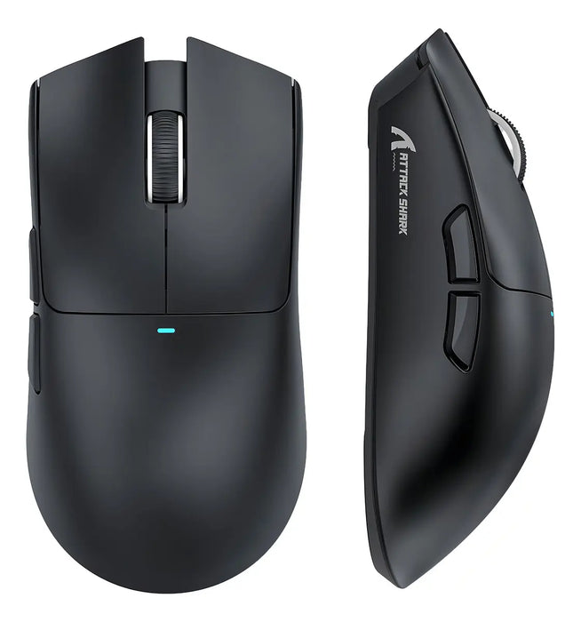 ATTACK SHARK X11SE RATÓN INALÁMBRICO ULTRALIGERO PARA JUEGOS, TRI-MODE 2.4G / USB-C CON CABLE / BT, 22K DPI, SENSOR Ã“PTICO PAW3311, 59G, 5 BOTONES PROGRAMABLES, BATERÍA DE 300MAH PARA PC/MAC -NEGRO GRADO B