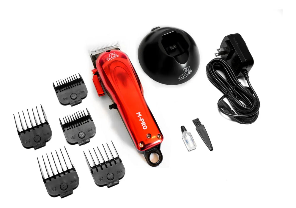 Old Scull M-pro Red Clipper. Cortadora Profesional Barberia
