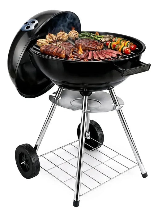 ASADOR DE CARBÓN PARRILLA DE BARBACOA PORTÁTIL PLEGABLE GRADO B