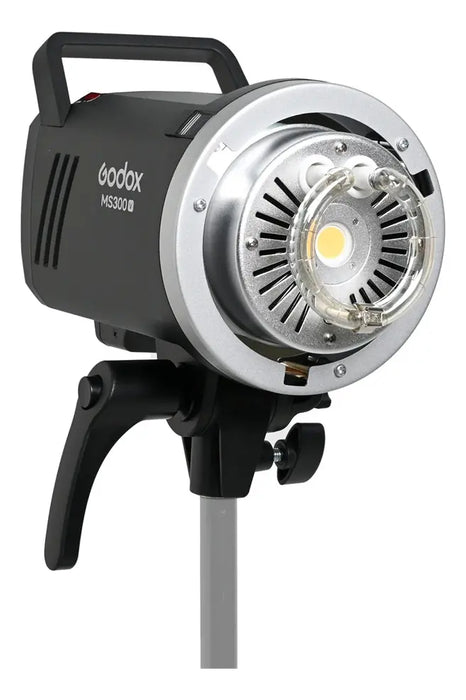 FLASH DE ESTUDIO GODOX MS300V CON LUZ DE MODELADO LED GRADO B
