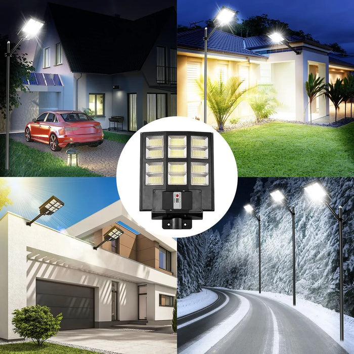 Lámpara Solar Gefolly 3600w Led Blanco 6500k Pared Exterior Grado A